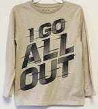 I Go All Out tee  (Boys M 7/8)